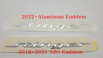Genuine OEM New Kia Logo Hood Trunk Aluminum Emblem For 2018~2022+ Kia Stinger (9).webp