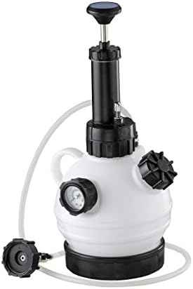 ARES 70921-2-Liter Manual Brake Fluid Pressure Bleeder - Makes Brake Fluid Changes Quick and Easy - Easy One Person Manual Pump Operation